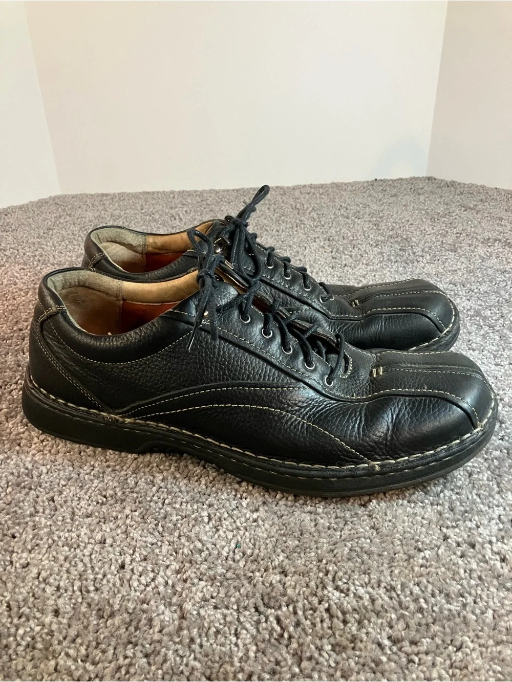 Clarks Black Lace Up Oxford 75052 Mens Size 12M